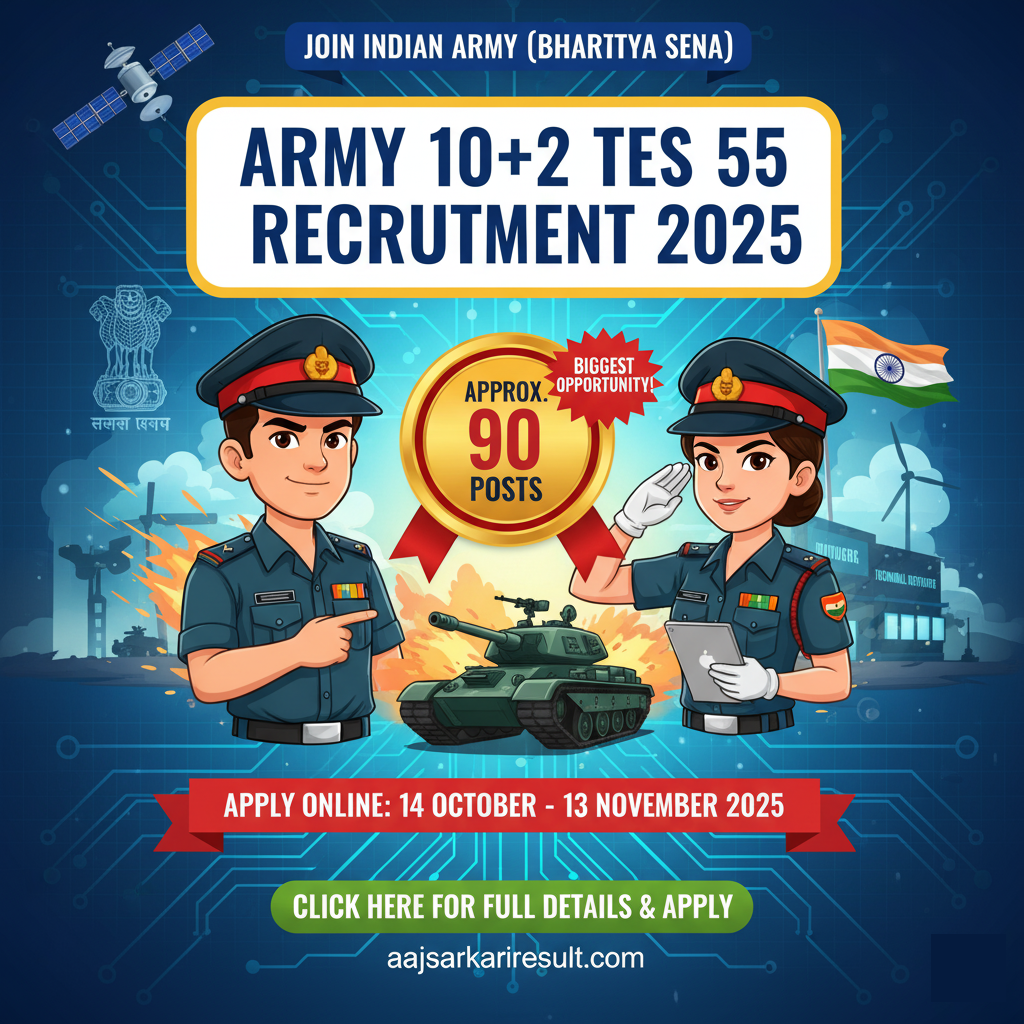 Army 10+2 TES 55 Recruitment 2025