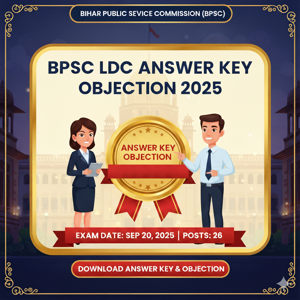 BPSC LDC Answer Key Objection 2025