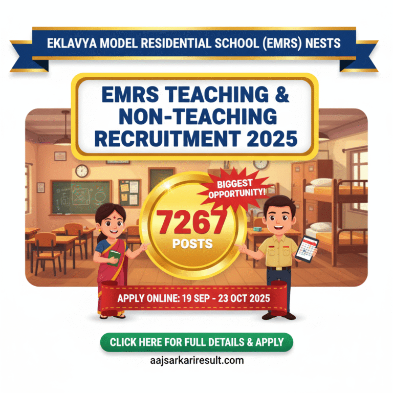 EMRS Teaching & Non-Teaching Recruitment 2025