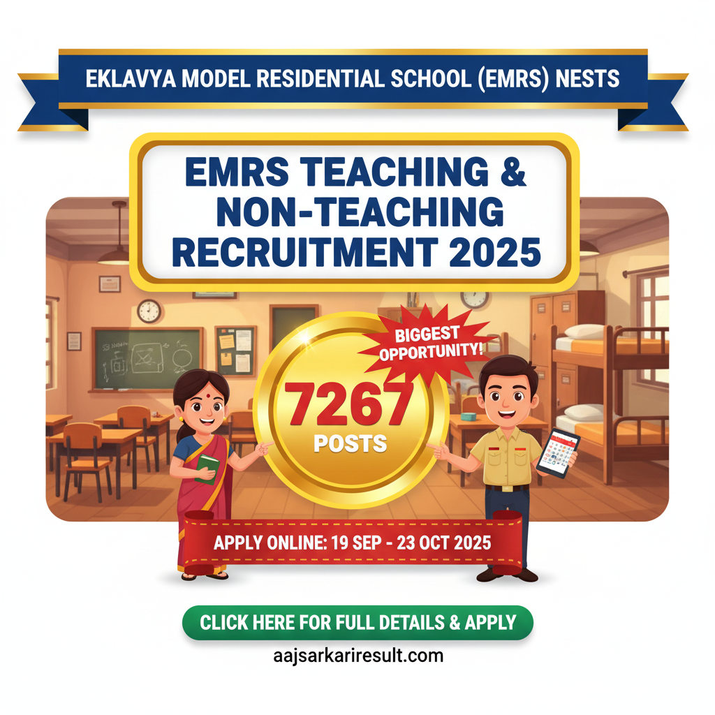 EMRS Teaching & Non-Teaching Recruitment 2025
