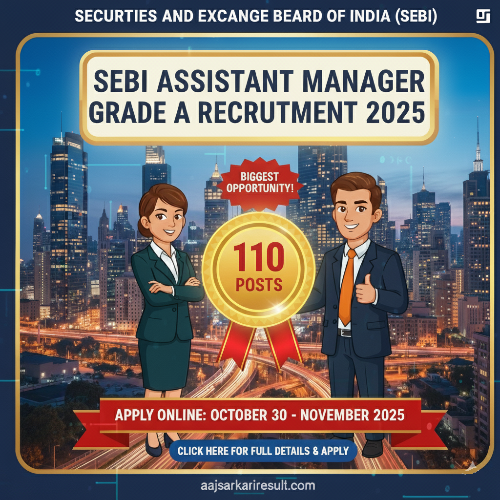 SEBI Assistant Manager Grade A Recruitment 2025