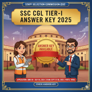 SSC CGL Tier-I Answer Key 2025 – Soon