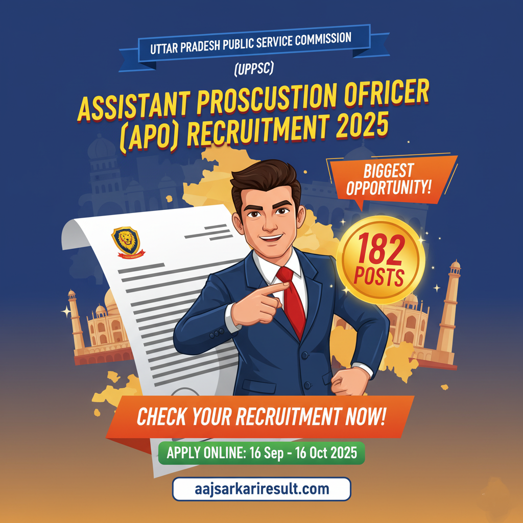 UPPSC APO Recruitment 2025