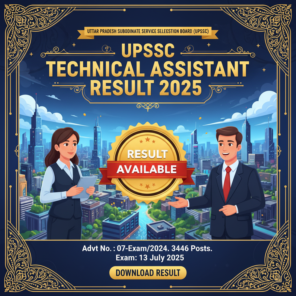 UPSSSC Technical Assistant Group C Result 2025